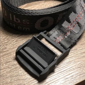 Off-White Black Industrial Belt